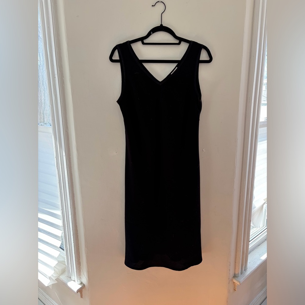 Vintage Elegant Black Sleeveless Dress